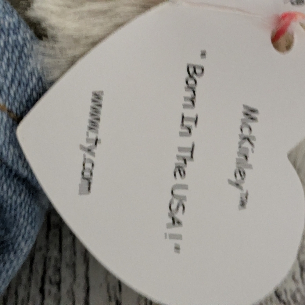Ty mckinley Plush Bear with Blue Jacket - Picture 5 of 5
